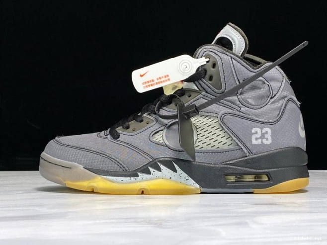 Air 5 x CT8480-001 Jordan Off-White Black 0629